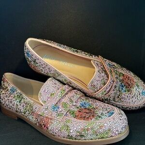 Betsey Johnson Multicolor Beaded Loafers